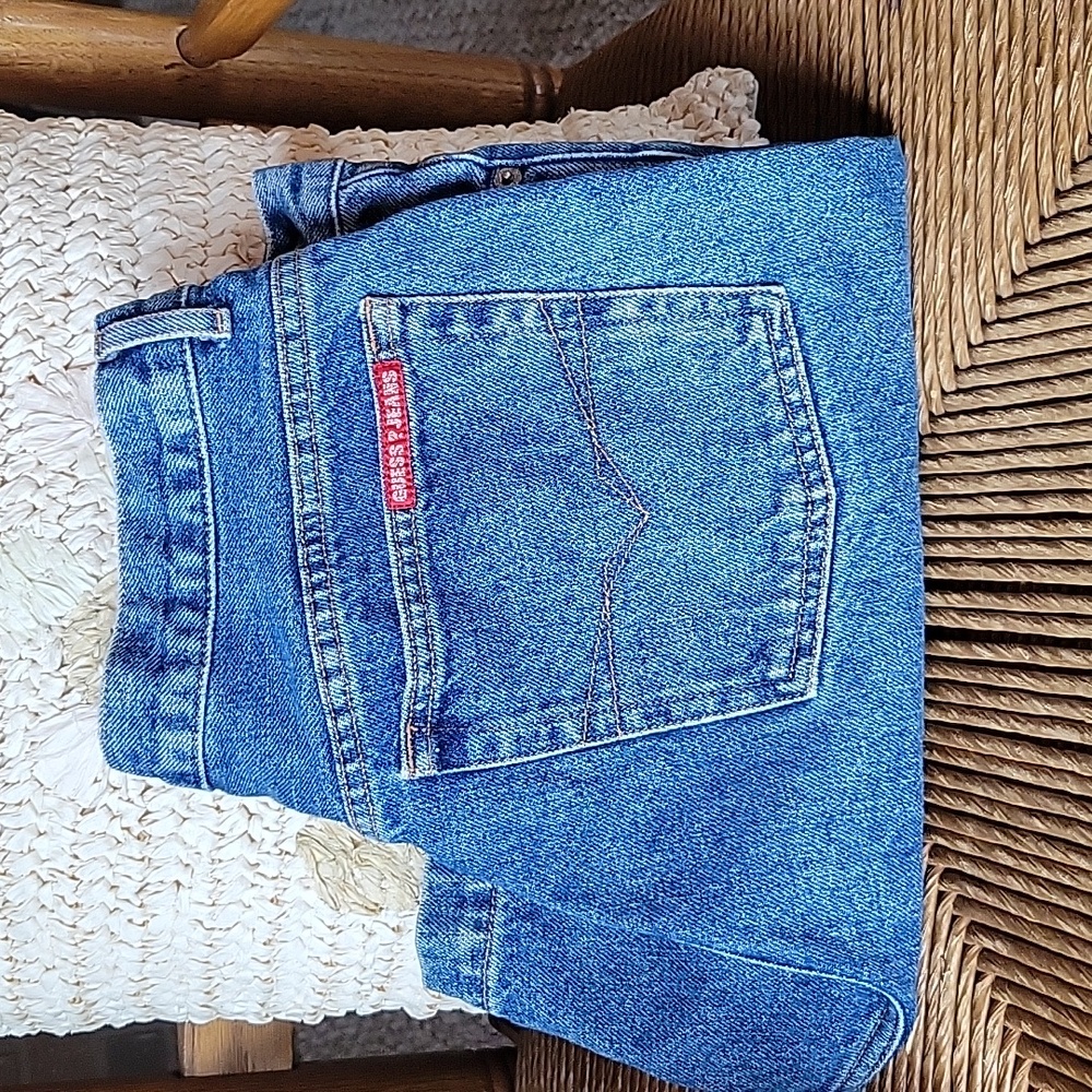 Guess blue, jean shorts, size 31